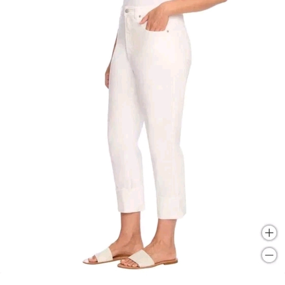 Frye Women's High-Rise Cropped Off-White Jeans